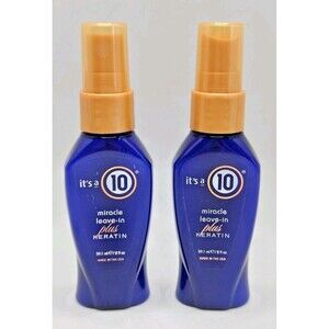 It's A 10 Miracle Leave In Plus Keratin 2 Oz Spray Bottle Lot Of 2 New